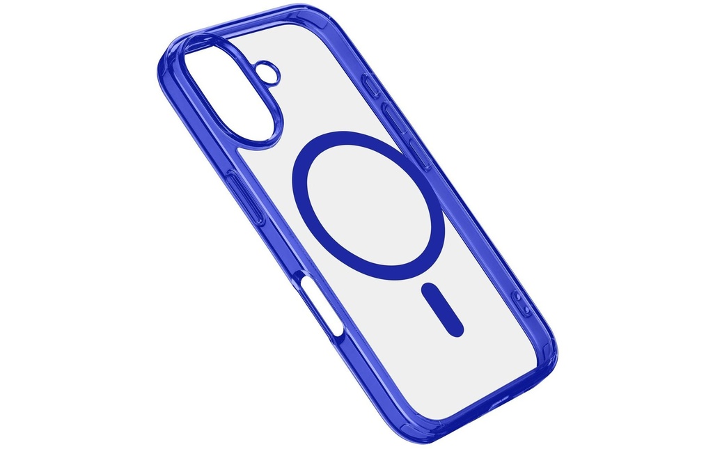 Cellular Line Coque arrière Iconic iPhone 16 Blue