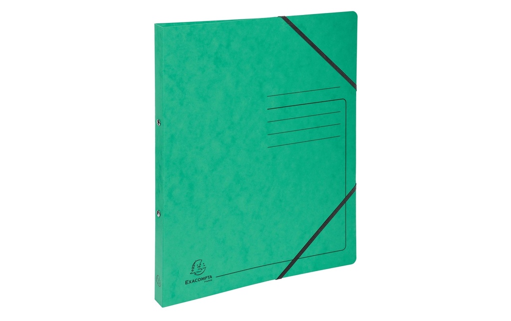 Exacompta Classeur à anneaux Top Color A4 2 cm, Vert