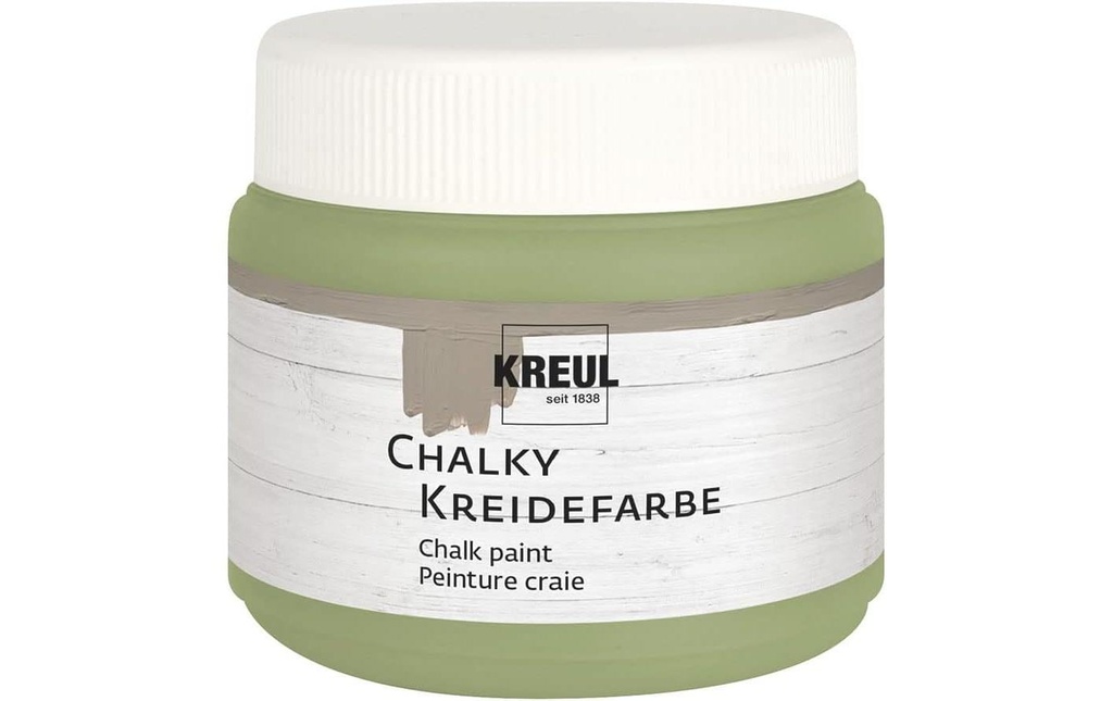 Kreul Peinture à la craie Chalky Velvet Olive, 150 ml