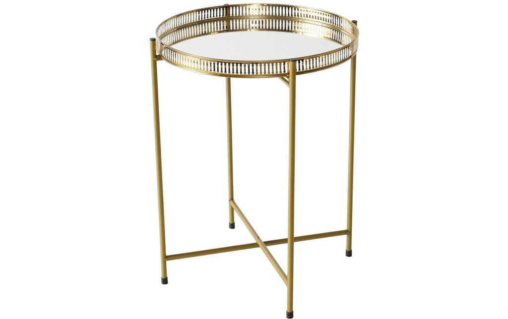 Boltze Table d'appoint Lionel 47 x 37 cm, or antique