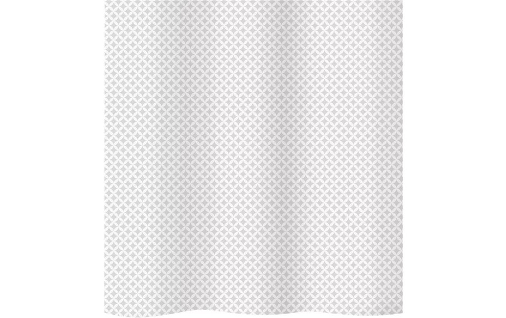 diaqua® Rideau de douche Andalus 240 x 180 cm, Blanc