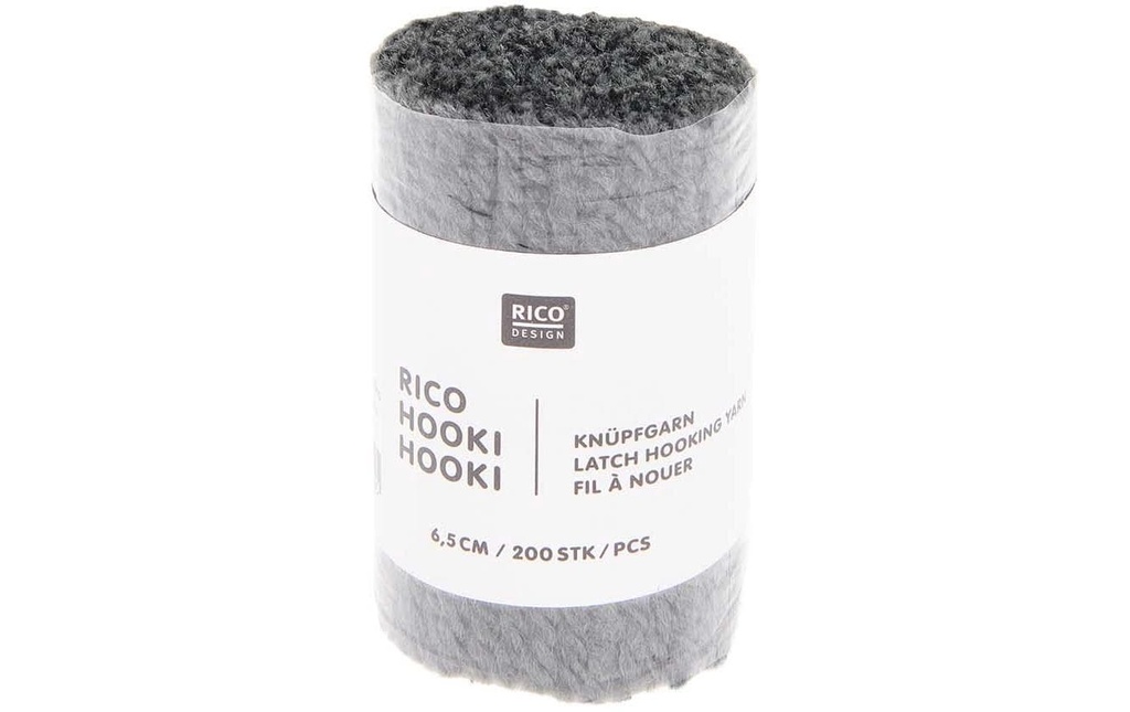Rico Design Fil à nouer Hooki Anthracite