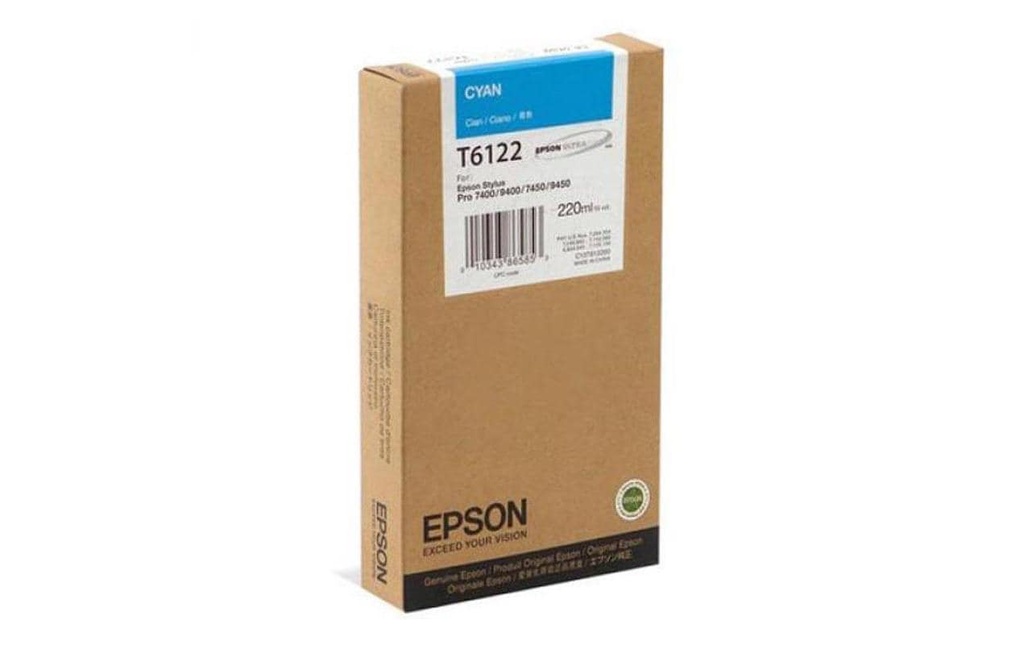 Epson Encre C13T612200 Cyan