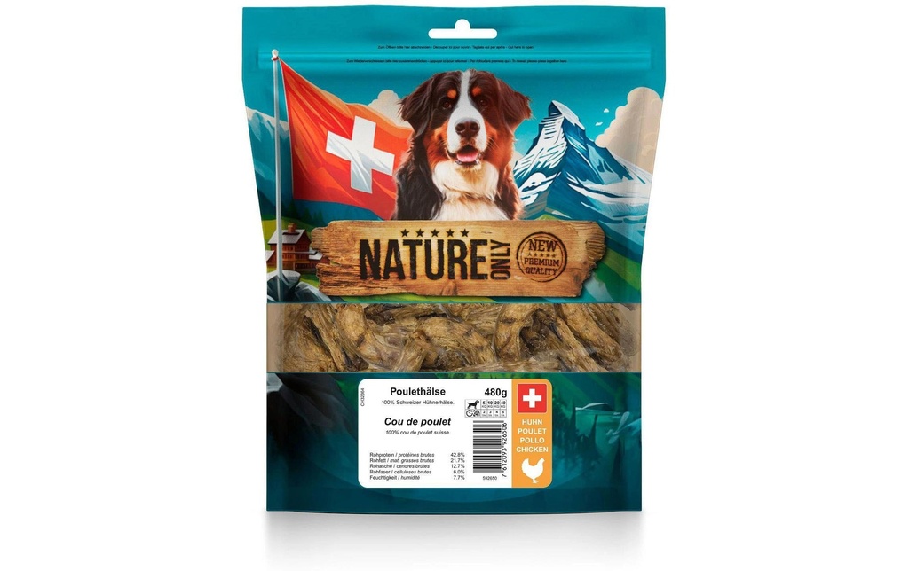 NATUREonly Produit à mâcher  Manchons de poulet 480 g
