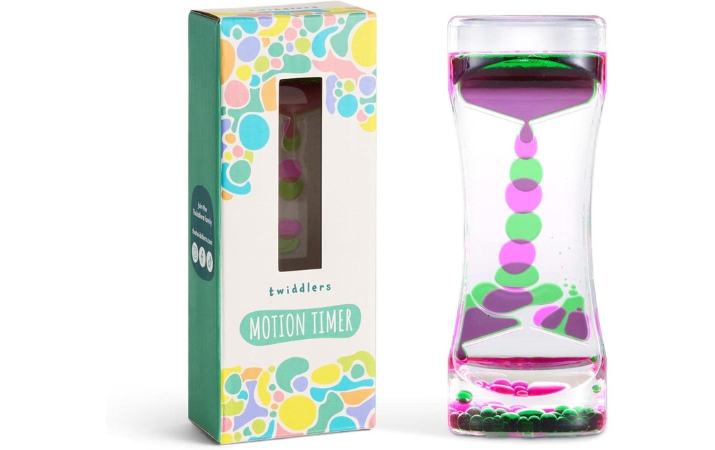 Twiddlers Sablier liquide Rose/vert