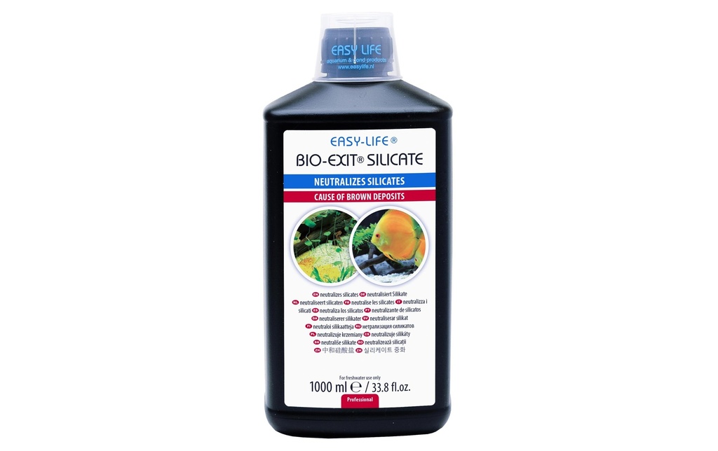 Easy Life Entretien de l'eau Bio-Exit Silicate, 1000 ml