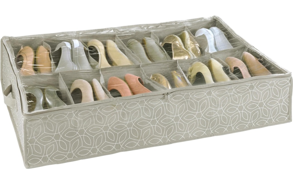 Wenko Housse sous le lit pour les chaussures Balance 74 cm x 16 cm, 1 Pièce/s