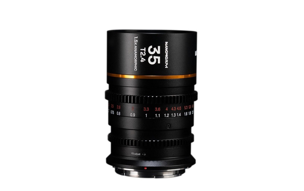 Laowa Longueur focale fixe Nanomorph 1.5X 35 mm T/2.4 (Amber) – Sony E-Mount