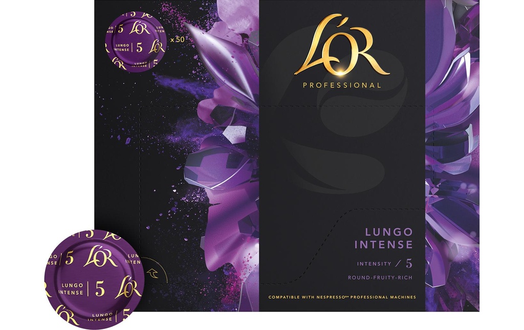 L'Or Professional Pads Lungo Intense 5 50 pièces