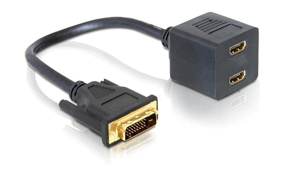 Delock Diviseur de signaux à 2 ports DVI-D - HDMI