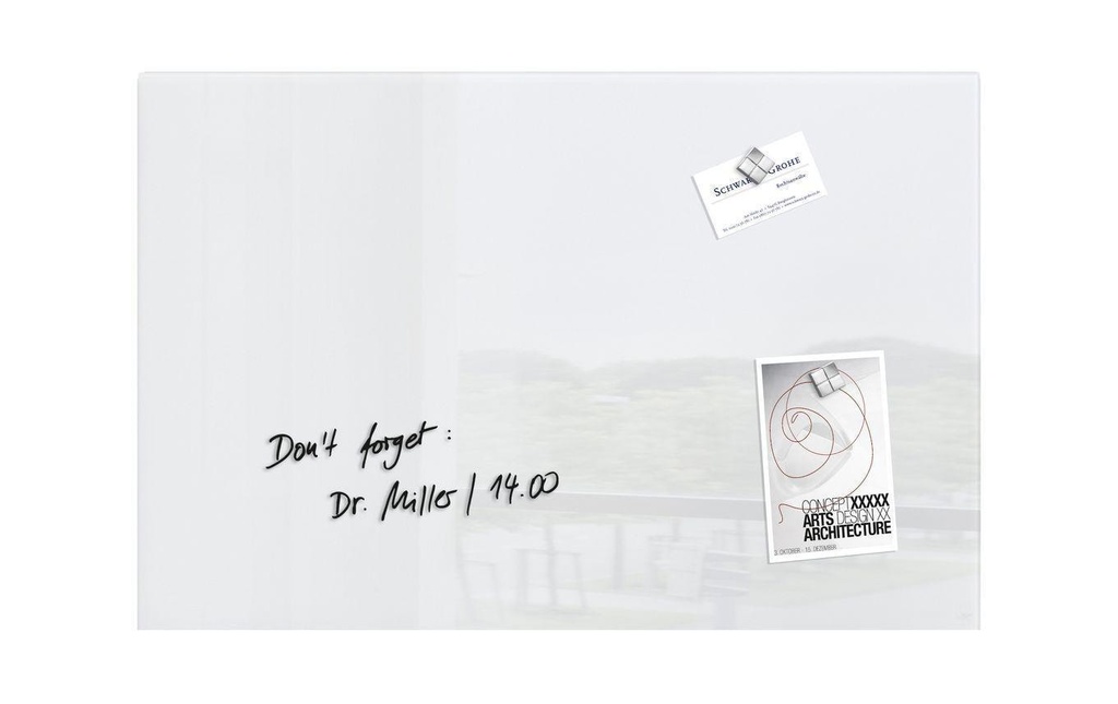 SIGEL Tableau magnét. blanc 60x40cm