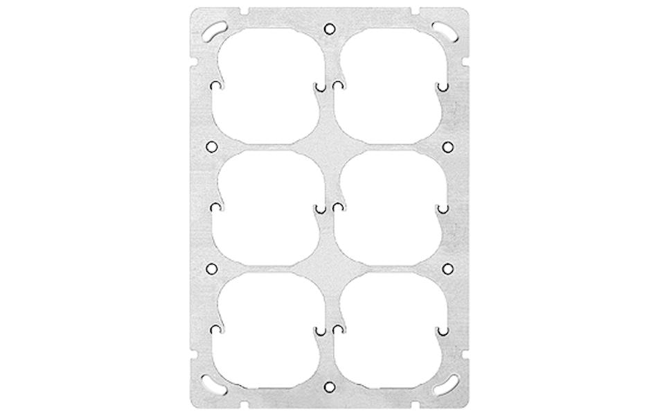 Feller EDIZIOdue Plaque de fixation 2 x 3