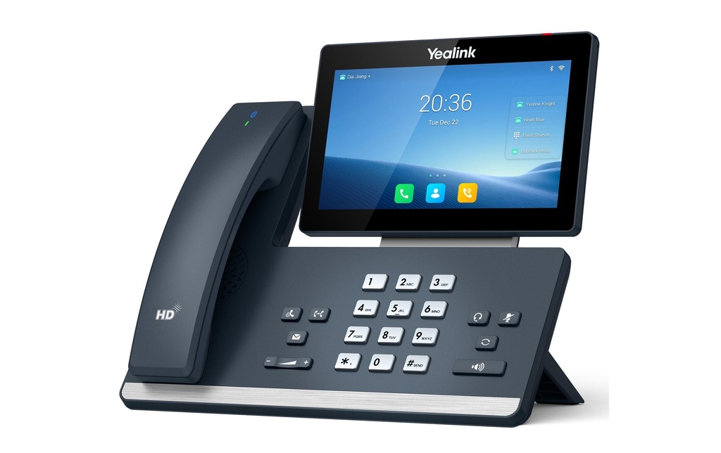 Yealink Téléphone de bureau T58W Pro Gris