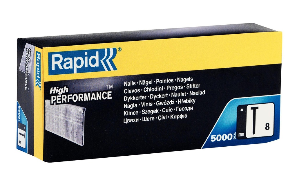 Rapid Clous Typ 8, 20 mm, 5000 pièces