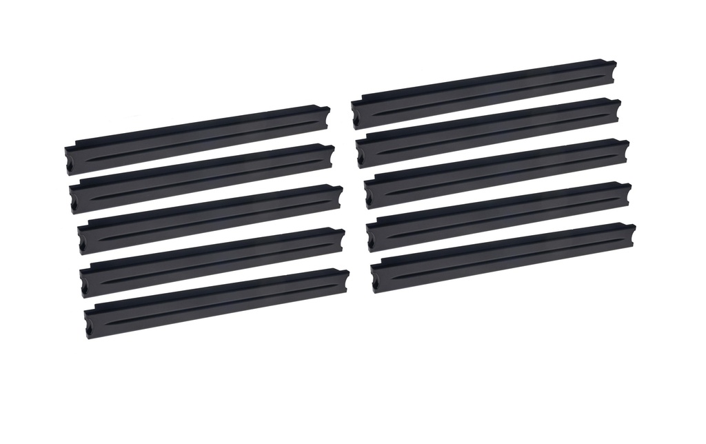APC Cache AR8136BLK 1HE 19 , Noir, 10 pièces