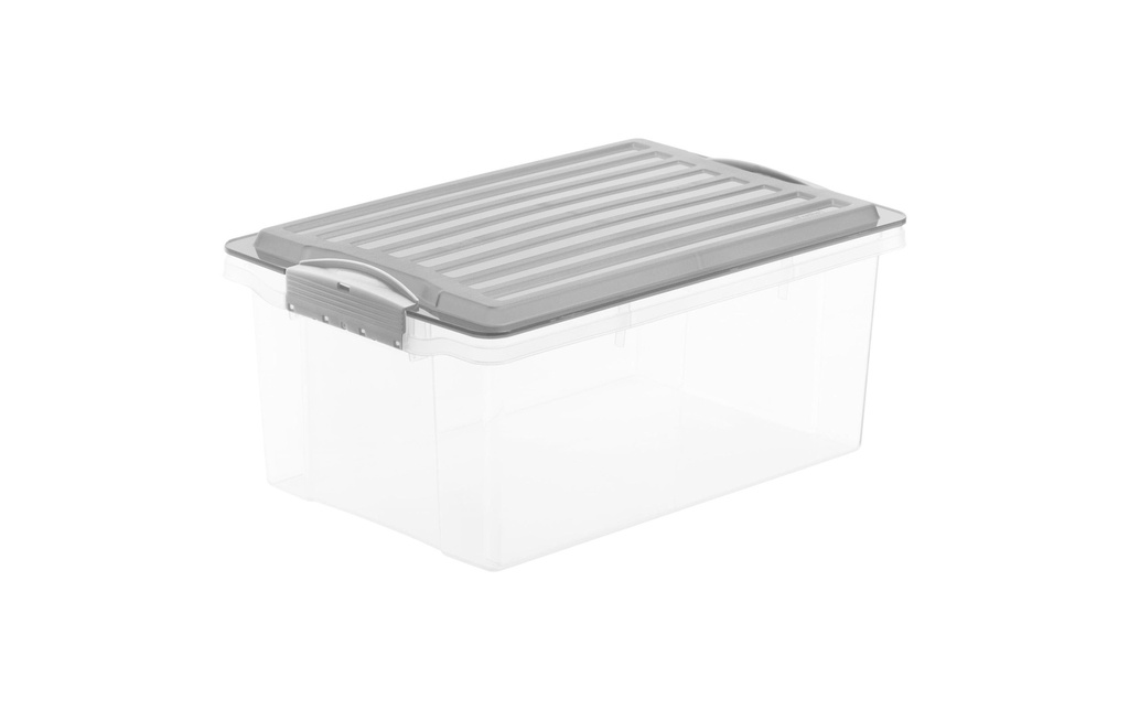 Rotho Boîte de rangement Compact A4 / 13 litres anthracite