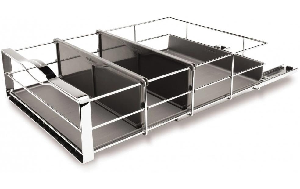 Simplehuman Organisateur 35 x 50,8 cm, Argenté/Gris