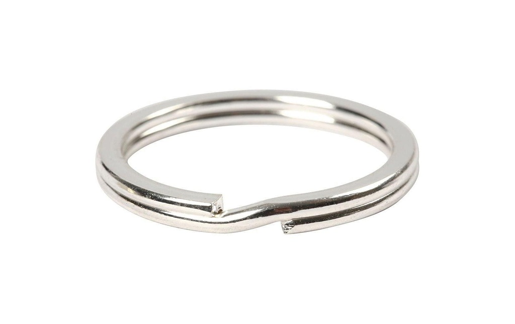 Creativ Company Anneau brisé  28 mm Plaqué argent, 4 pièces
