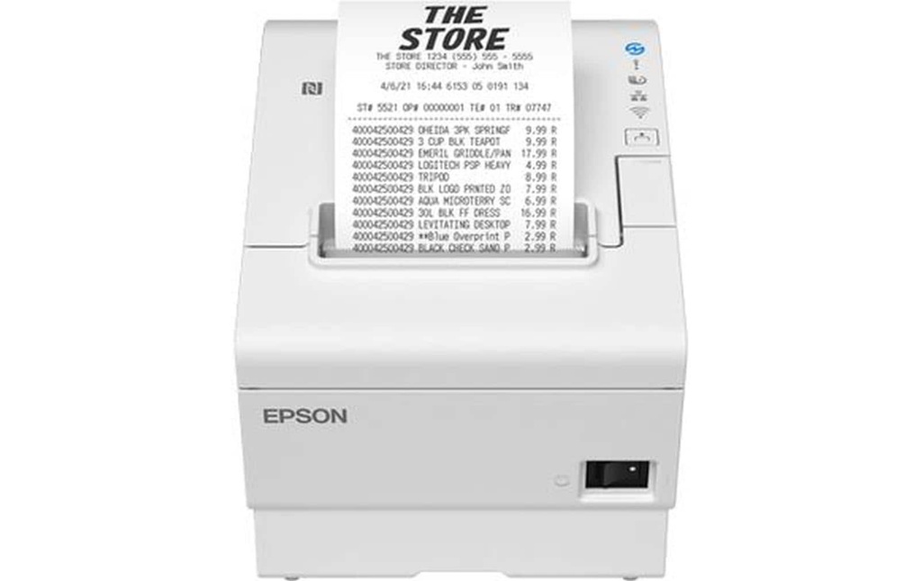Epson Imprimante thermique TM-T88VII (LAN / USB / Serial / White)