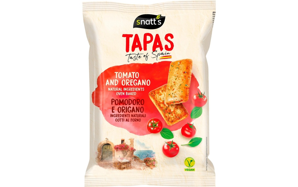 Snatt's Snack à base de pain, tomate et origan 120 g