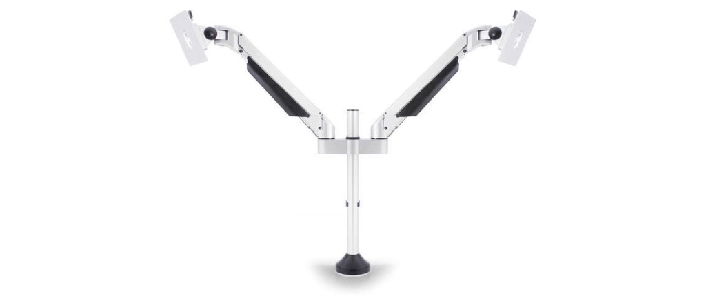 Multibrackets Supports de table Dual jusqu'à 10 kg – Blanc