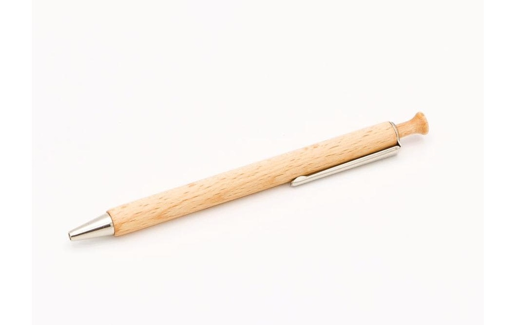 HobbyFun Article en bois Stylo à bille rétractable 1 Pièce/s