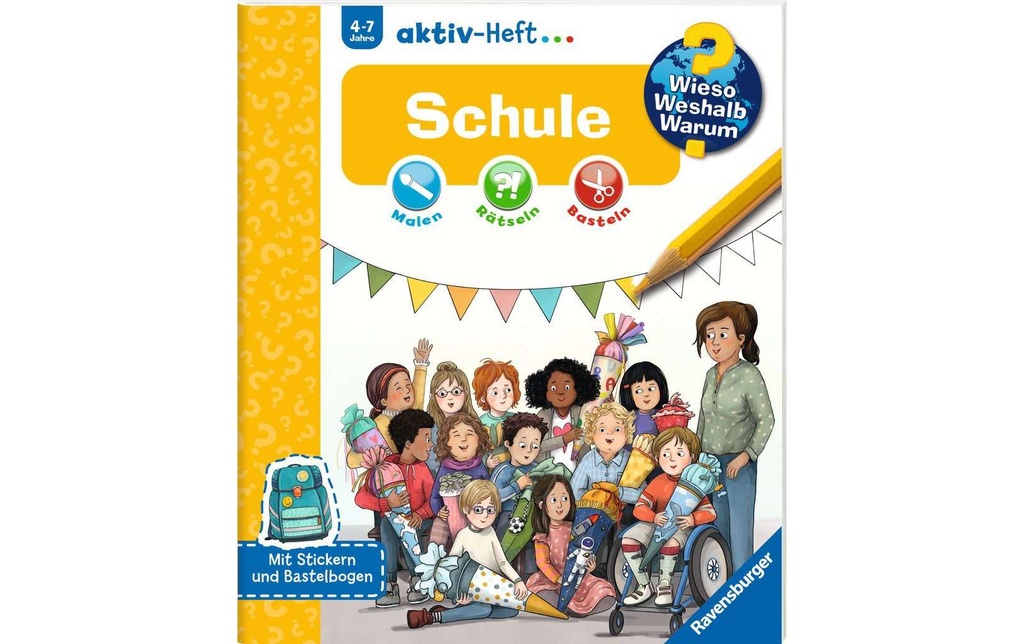 Ravensburger Livres pratiques pour enfants Cahier WWW aktiv: École