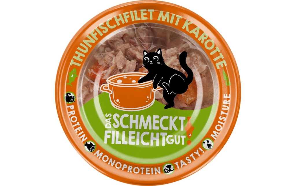 Lucky Lou Extra Food Thon à la carotte en bouillon, 70 g