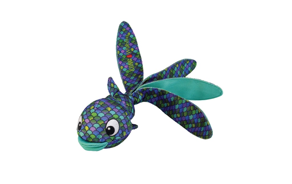 Kong Jouet pour chien Wubba Finz poisson L, bleu