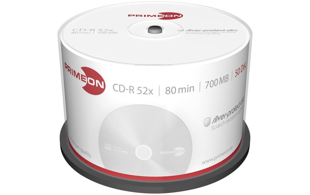 Primeon CD-R 0.7 GB, tour (50 Pièce/s)