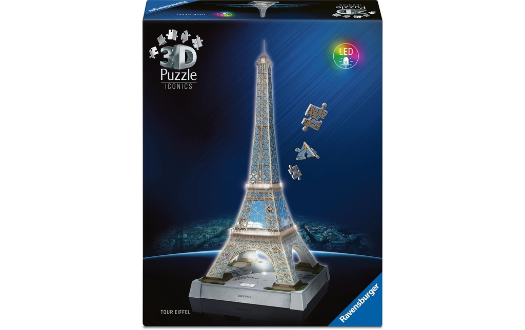 Ravensburger Iconics La Tour Eiffel avec lumière