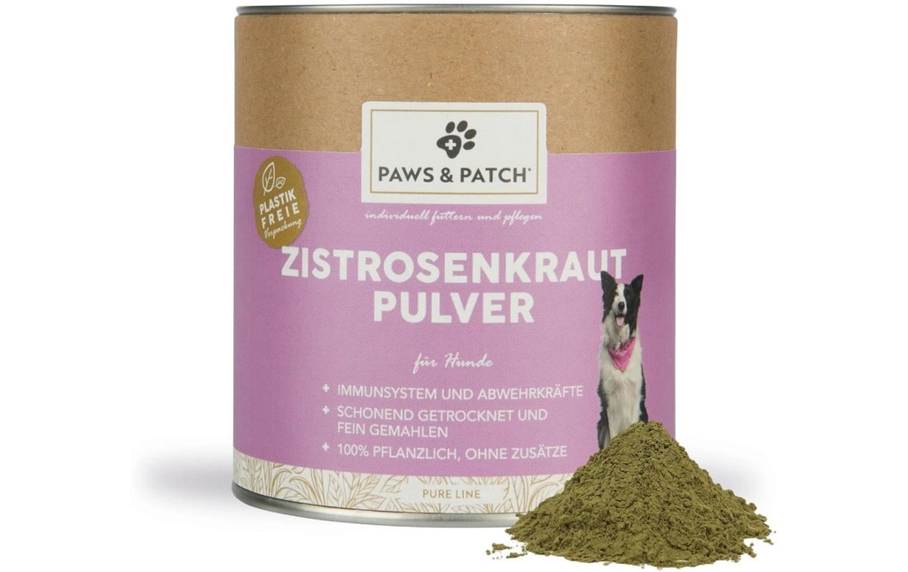 Paws & Patch Supplément alimentaire pour chiens Poudre de ciste 150 g