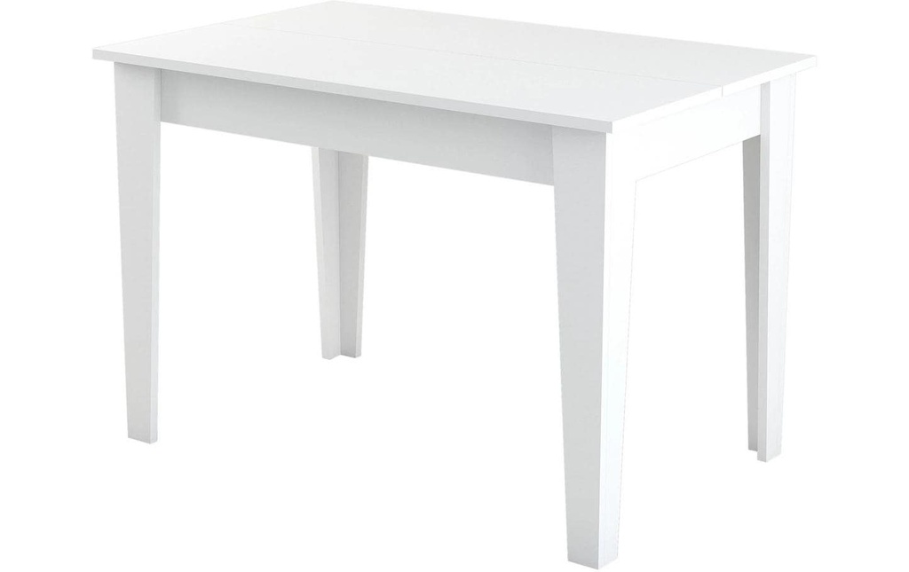Woody Fashion Table Kiev Blanc, 110 x 75 x 72 cm