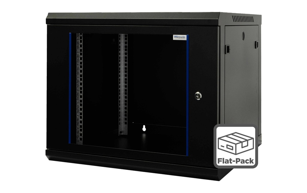 Wirewin Coffre de mur 600X600X9U Pro 3rd Gen 19 / 9HE / Flat-Pack