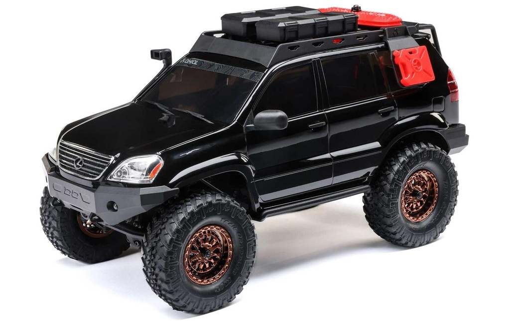 Axial Scale Crawler SCX24 Lexus GX470, noir RTR 1:24