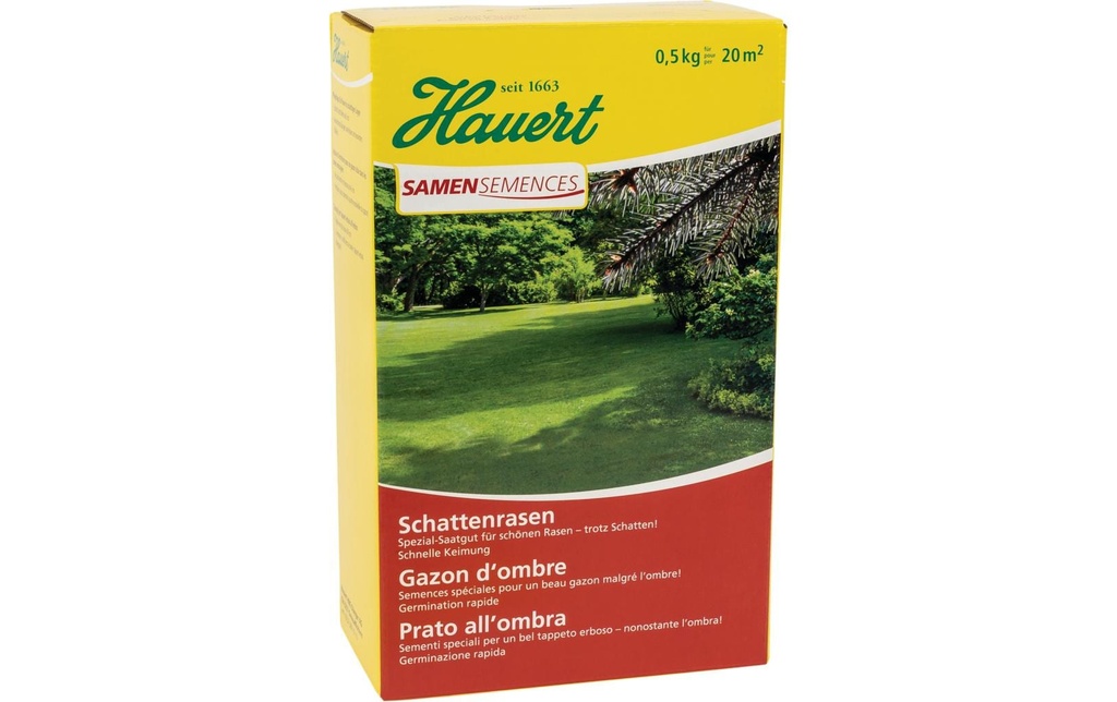 Hauert Semence de gazon 0,5 kg pelouse fantôme