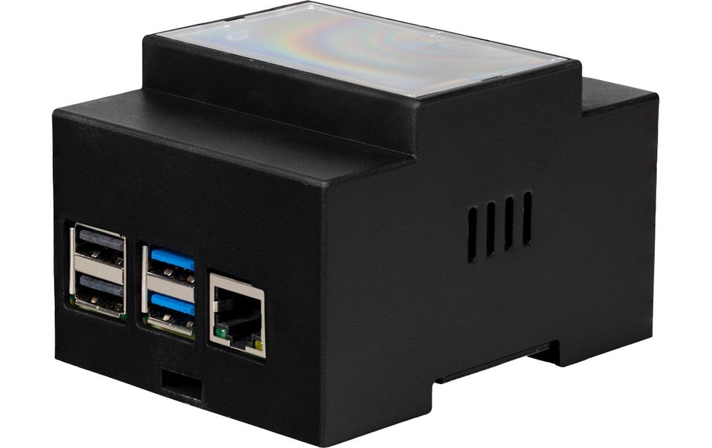 jOY-iT Boîtier rail DIN Raspberry Pi 4