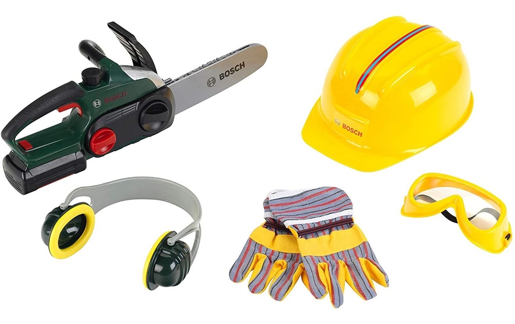 Klein-Toys Artisans BOSCH Tronçonneuses avec accessoires