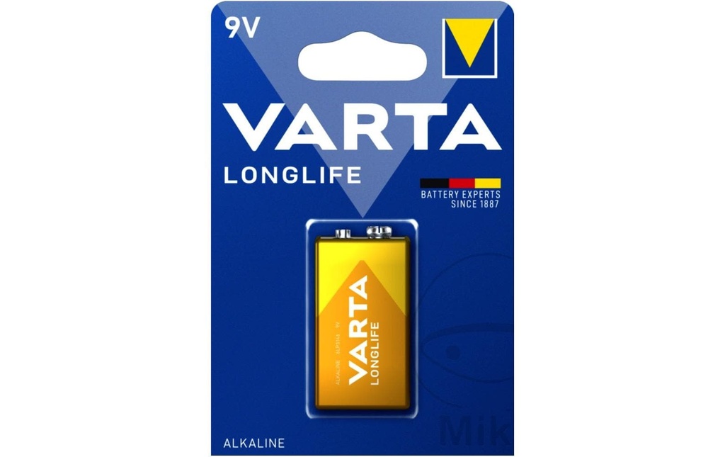Varta Pile Longlife 9V E-Block , 1 Pièce/s