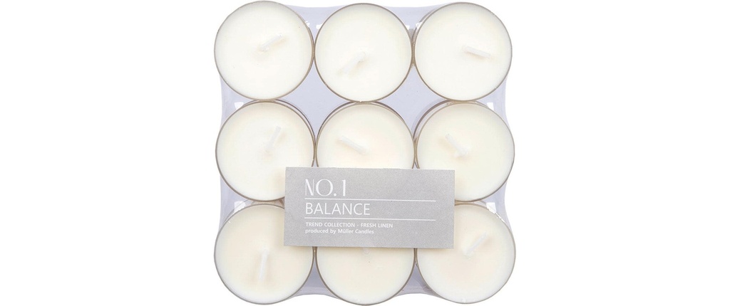 müller Kerzen Bougie chauffe-plat Balance 18 pièces
