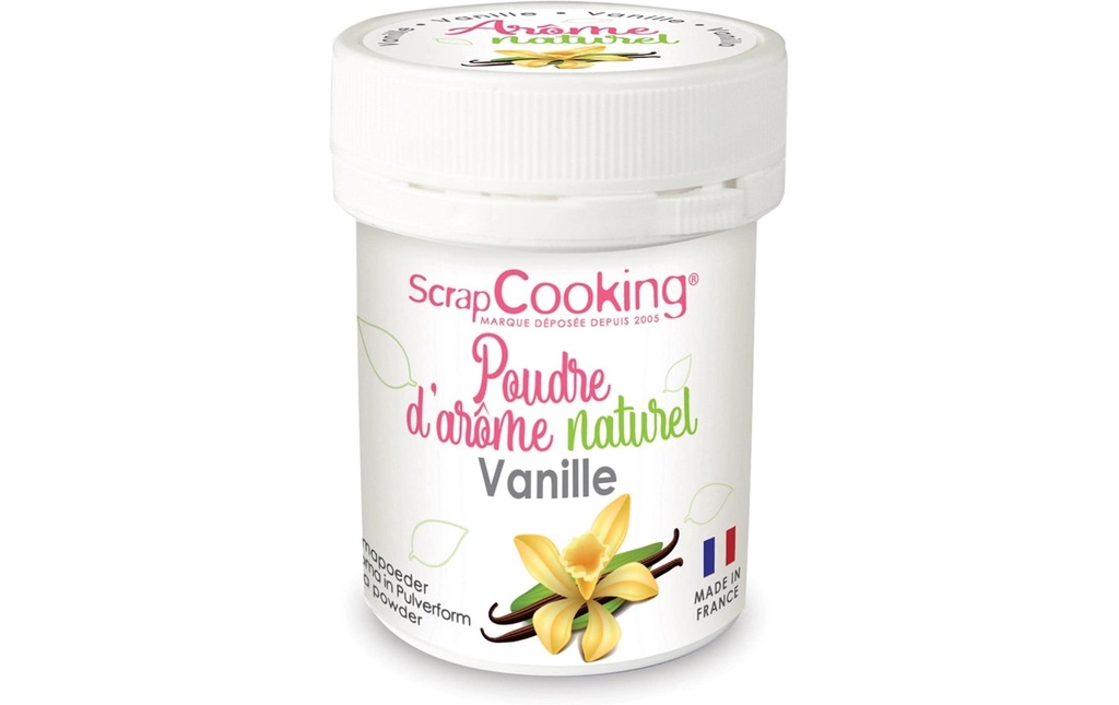 ScrapCooking Arôme naturel en poudre vanille 15 g