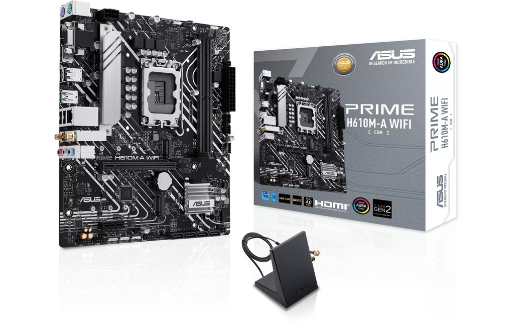 ASUS Carte mère PRIME H610M-A WIFI