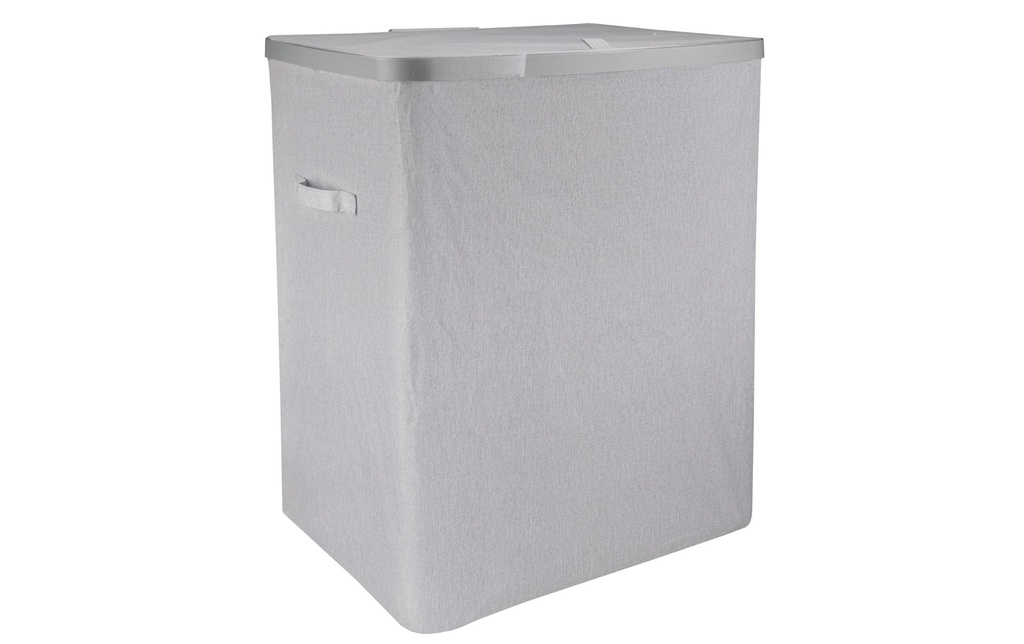 Kleine Wolke Corbeille à lessive Bob 150 l, Gris argent
