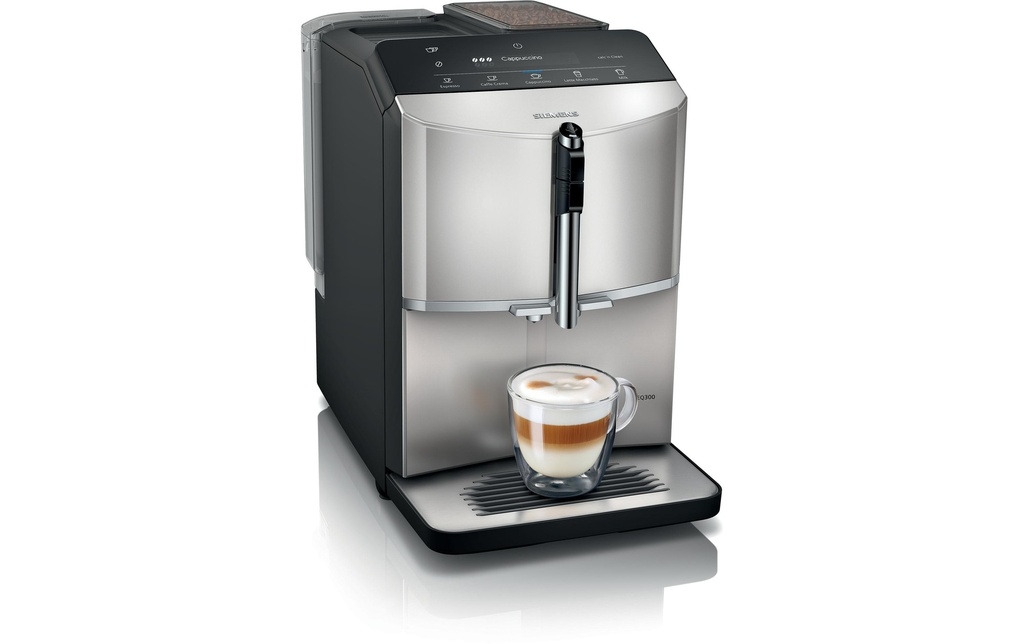 Siemens Machine à café automatique EQ300 Inox silver metallic TF303E07