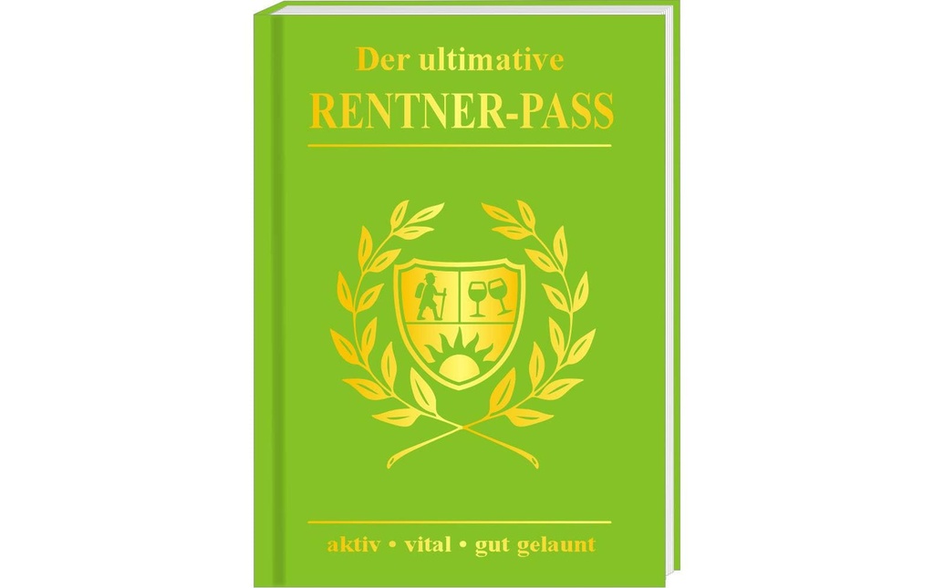 Trendcompany Passeport de retraité 10.5 x 14.5 cm, 40 pages