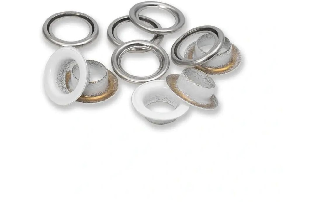 Prym Œillets + disques 11 mm, noir-argent