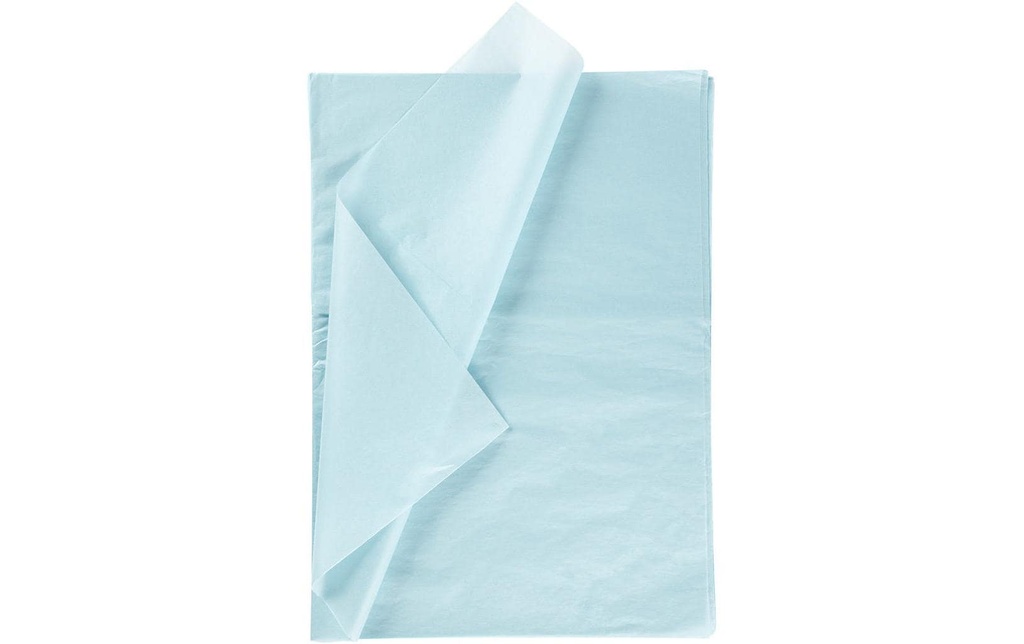 Creativ Company Papier de soie 50 x 70 cm, 25 feuilles, bleu clair
