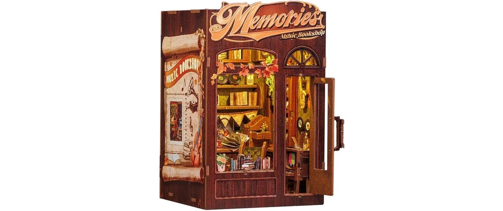Cutebee Kits de montage Memories Music Bookshop