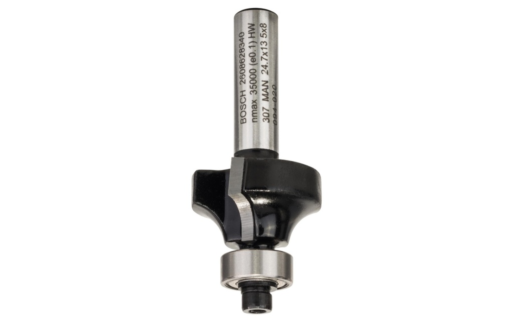 Bosch Professional Fraise pour arrondi Standard for Wood R1 6 mm, L 13.2 mm, G 53 mm
