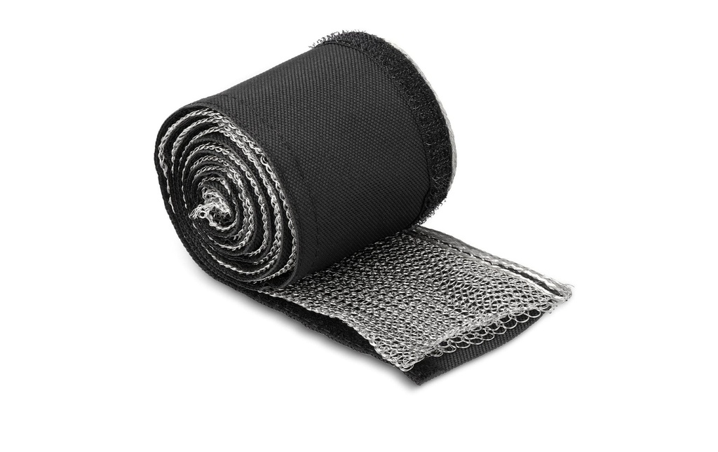 Delock Gaine de câble EMC 1 m x 16 mm Noir